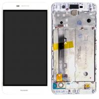 [f484] TOUCH SCREEN DISPLAY BIANCO CON FRAME PER HUAWEI Y6 PRO / ENJOY 5