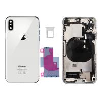 [a2023] SCOCCA CORPRIBATTERIA BACK COVER ORIGINALE PER APPLE IPHONE X CON ACCESSORI BIANCO