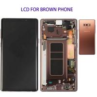 [b1977] TOUCH SCREEN DISPLAY ORIGINALE PER SAMSUNG GALAXY NOTE 9 N960 BROWN GOLD