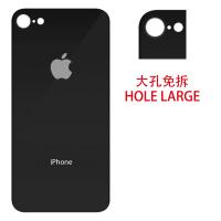 [a322] COPRIBATTERIA COPRI BATTERIA PER APPLE IPHONE 8 VETRO NERO BLACK BACK COVER