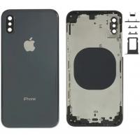 [a1170] SCOCCA COPRIBATTERIA BACK COVER PER APPLE IPHONE XS NERO