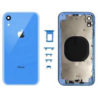 [a517] SCOCCA COPRIBATTERIA BACK COVER PER APPLE IPHONE XR BLU