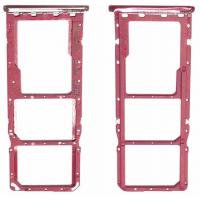 [b2933] CARRELLO SIM TRAY PER SAMSUNG GALAXY A505 A50 ROSSO