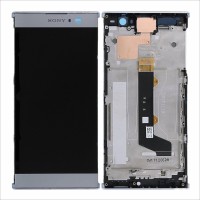 [g116] TOUCH SCREEN DISPLAY PER SONY XA 2 H3113 SILVER CON FRAME