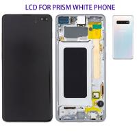 [b1156] TOUCH SCREEN DISPLAY ORIGINALE PER SAMSUNG S10 PLUS SM-G975F PRISM WHITE BIANCO