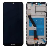 [f855] TOUCH SCREEN DISPLAY PER HUAWEI Y6 2019 CON FRAME NERO