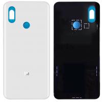 [t415] COPRIBATTERIA BACK COVER PER XIAOMI MI 8 WHITE SILVER