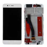 [f487] TOUCH SCREEN DISPLAY BIANCO CON FRAME PER HUAWEI P10 VTR-L09