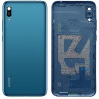 [f1676] COPRIBATTTERIA BACK COVER PER HUAWEI Y6 2019 BLU