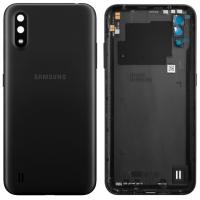 [b2204] COPRIBATTERIA BACK COVER PER SAMSUNG GALAXY A01 2019 A015 NERO