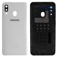 [b1557] COPRIBATTERIA BACK COVER PER SAMSUNG GALAXY A20E A202 BIANCO