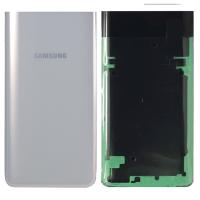 [b1705] COPRIBATTERIA BACK COVER PER SAMSUNG GALAXY A80 A805 SILVER