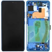 [b1348] TOUCH SCREEN DISPLAY ORIGINALE PER SAMSUNG S10 LITE G770 BLU