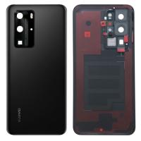 [f1777] COPRIBATTERIA BACK COVER ORIGINALE PER HUAWEI P40 PRO NERO