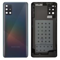 [b3005] COPRIBATTERIA BACK COVER PER SAMSUNG GALAXY A516 A51 5G CON VETRO FOTOCAMERA NERO