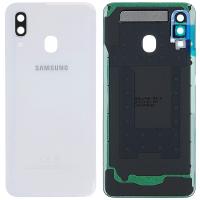 [b1571] COPRIBATTERIA BACK COVER PER SAMSUNG GALAXY A40 A405 BIANCO