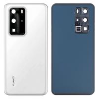 [f1590] COPRIBATTERIA BACK COVER PER HUAWEI P40 PRO BIANCO