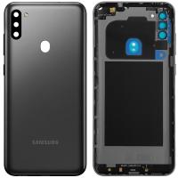 [b2196] COPRIBATTERIA BACK COVER PER SAMSUNG GALAXY M11 M115 NERO