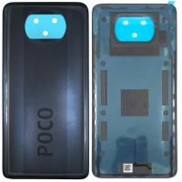 [T468] COPRIBATTERIA BACK COVER PER XIAOMI POCO X3 NERO