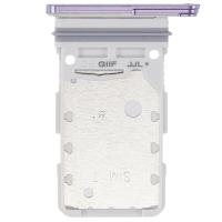 [b4086] CARRELLO SIM TRAY PER SAMSUNG GALAXY G991 S21 VIOLA