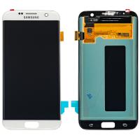 [b3784] TOUCH SCREEN DISPLAY ORIGINALE PER SAMSUNG GALAXY G935 S7 EDGE BIANCO (NO FRAME)