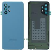 [b2831] COPRIBATTERIA BACK COVER PER SAMSUNG GALAXY A326 A32 5G CON VETRO FOTOCAMERA BLU