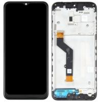 [h051] TOUCH SCREEN DISPLAY PER MOTOROLA MOTO E7 PLUS XT2081 CON FRAME NERO