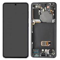 [b1689] TOUCH SCREEN DISPLAY ORIGINALE PER SAMSUNG GALAXY S21 PHANTOM GRAY G991