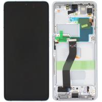 [b1761] TOUCH SCREEN DISPLAY ORIGINALE PER SAMSUNG GALAXY S21 ULTRA 5G G998 SILVER