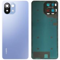 [t655] COPRIBATTERIA BACK COVER PER XIAOMI MI 11 LITE 4G BLU