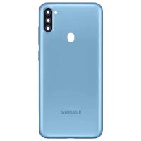 [b2371] COPRIBATTERIA BACK COVER PER SAMSUNG GALAXY A115 A11 CON VETRO FOTOCAMERA BLU