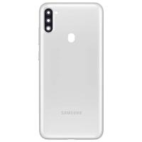 [b2372] COPRIBATTERIA BACK COVER PER SAMSUNG GALAXY A115 A11 CON VETRO FOTOCAMERA BIANCO