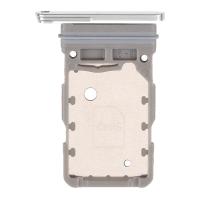 [b4061] CARRELLO SIM TRAY PER SAMSUNG GALAXY G990 S21 FE BIANCO