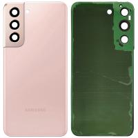 [b4171] COPRIBATTERIA BACK COVER PER SAMSUNG GALAXY S901 S22 S906 S22 PLUS CON VETRO FOTOCAMERA ROSA