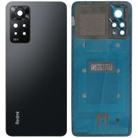 [t809] COPRIBATTERIA BACK COVER PER XIAOMI REDMI NOTE 11 PRO 4G CON VETRO FOTOCAMERA GRIGIO