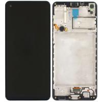 [b1243] TOUCH SCREEN DISPLAY ORIGINALE PER SAMSUNG GALAXY A21S 20 A217 CON FRAME