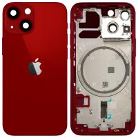 [a2403] SCOCCA COPRIBATTERIA BACK COVER PER APPLE IPHONE 13 MINI ROSSO