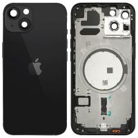 [a1639] SCOCCA COPRIBATTERIA BACK COVER PER APPLE IPHONE 13 NERO