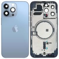 [a2444] SCOCCA COPRIBATTERIA BACK COVER PER APPLE IPHONE 13 PRO BLU