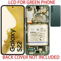 [b4144] TOUCH SCEEN DISPLAY ORIGINALE PER SAMSUNG GALAXY S901 S22 VERDE