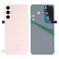 [b4198] COPRIBATTERIA BACK COVER SERVICE PACK PER SAMSUNG GALAXY S906 S22 PLUS CON VETRO FOTOCAMERA ROSA