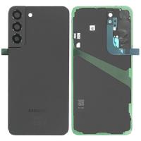 [b4202] COPRIBATTERIA BACK COVER SERVICE PACK PER SAMSUNG GALAXY S906 S22 PLUS CON VETRO FOTOCAMERA NERO