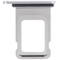 [a1982] CARRELLO SIM TRAY PER APPLE IPHONE 14 PRO SILVER