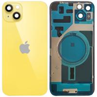 [a1929] SCOCCA COPRIBATTERIA BACK COVER CON FRAME PER APPLE IPHONE 14 PLUS GIALLO