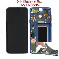 TOUCH SCREEN DISPLAY PER SAMSUNG GALAXY G965 S9 PLUS CON FRAME SMONTATO DAL TELEFONO GRADO A BLU