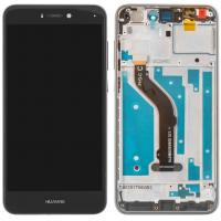 [f332] TOUCH SCREEN DISPLAY CON FRAME NERO PER HUAWEI P8 LITE 2017