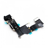 [a015] DOCK CHARGING BLACK PER IPHONE 5S CONNETTORE DI RICARICA NERO RICAMBIO APPLE