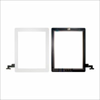 [a055] TOUCH SCREEN IPAD 2 BIANCO CON TASTO HOME ASSEMBLATO E BIADESIVO RICAMBIO APPLE