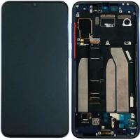 [t405] TOUCH SCREEN DISPLAY ORIGINALE SERVICE PACK PER XIAOMI MI 9 SE CON FRAME BLU 5610100210B6