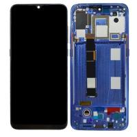 [t404] TOUCH SCREEN DISPLAY ORIGINALE SERVICE PACK PER XIAOMI MI 9 CON FRAME BLU